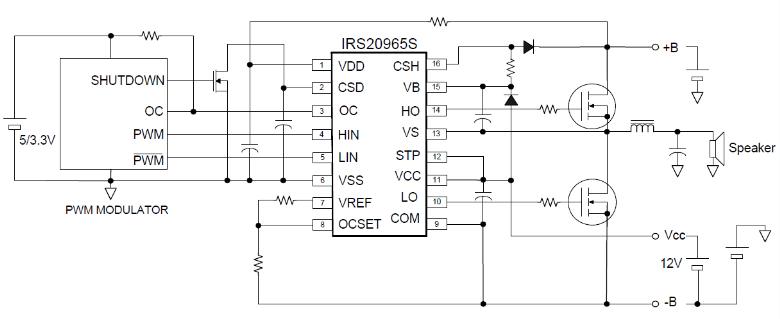 International Rectifier - IRS20965S | High voltage, high speed MOSFET ...